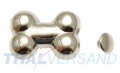 10er Pack Ziernieten Hunde Knochen #71 Motivnieten Ledernieten