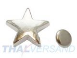 100er Pack Ziernieten Stern 16mm #16 Motivnieten Ledernieten