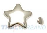100er Pack Ziernieten Stern 20mm #19 Motivnieten Ledernieten