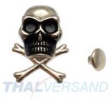 50er Pack Ziernieten Totenkopf Skull #29 Motivnieten Ledernieten