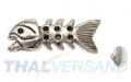 100er Pack Ziernieten Fisch Fishbone #45 Motivnieten Ledernieten