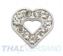 Strassmotiv  Open Heart zum Aufschieben - 15mm Strass Motiv #35