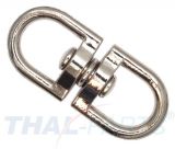 10er Pack Wirbel Rund 12mm Zinkdruckguss vernickelt