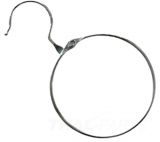 Warenring mit Haken 90mm Stahl geh�rtet vernickelt Warenring G�rtelring