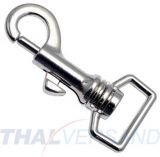 10er Pack Karabinerhaken 20 x 62mm mit geradem Wirbel