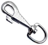 10er Pack Karabinerhaken 21 x 94mm mit rundem Wirbel Heavy Duty