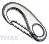 10er Pack Schnapphaken 70mm aus rostfreiem Edelstahl