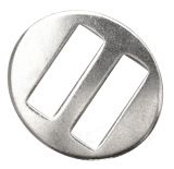 10er Pack Halfterring Halfterschnalle Oval 25mm Schiebeschnalle