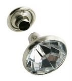 10er Pack Ziernieten Strassnieten Chatonnieten 6mm Klar Strass