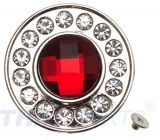 Strass Concho Rot rund 35mm Concha Conchos Conchas