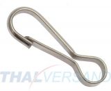 10er Pack Simplexhaken 60mm Edelstahl Rostfrei Simplex Karabiner