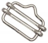 10er Pack Breitbandverbinder 40mm Edelstahl Niro Bandverbinder