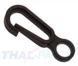 50er Pack Kunststoff Simplex Karabinerhaken 40mm Simplexhaken