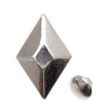 10er Pack Ziernieten Raute #46 Motivnieten Ledernieten