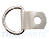 10er Pack D-Ring mit Befestigungs Clip - D-Ring: 12mm