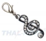 5er Pack Strassanh�nger Charm Notenschl�ssel #41 Anh�nger