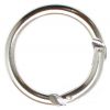 50er Pack Rund Karabiner Aluminium 38mm x 4,5mm Silbern