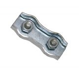 50er Pack Duplex Drahtseilklemmen 5mm Stahl verzinkt