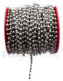 30m Kugelkette 4,5mm Silbern auf Rolle Kugelketten