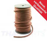 25m Rundleder Lederband Lederschnur Lederriemen 7mm Natur