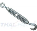 10er Pack Spannschloss M8 x 110mm Haken - �se DIN 1480 verzinkt Seilspanner