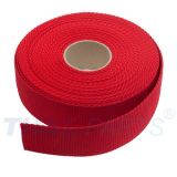 10m Gurtband 40mm Breit ca. 1,6mm stark / Rot Polypropylen