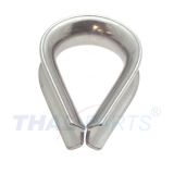 10er Pack Drahtseil Kauschen 2mm Edelstahl Niro DIN 6899 ( Kausche )