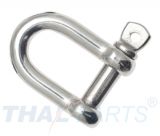 Sch�kel gerade kurze Form 8mm Edelstahl rostfrei Niro V4a