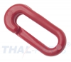 10er Pack Ketten Notglied Kunststoff Rot f�r Absperrkette Warnkette