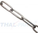 30m Schwei�kette 3mm x 26mm langgliedrig DIN 5685 EDELSTAHL V2A Niro Kette