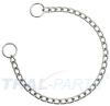 Hunde Halskette kurzgliedrig 1,6mm x 35cm 1-reihig Kettenhalsband Hundehalskette