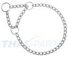 Hunde Halskette mit Zugstop kurzgliedrig 2,5mm x 45cm 1-reihig Kettenhalsband
