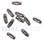 50er Pack Einpressverschluss f�r Kugelketten 4,5mm Edelstahl