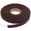 10m Gurtband 15mm Breit ca. 1,6mm stark / braun Polypropylen