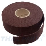 10m Gurtband 40mm Breit ca. 1,6mm stark / braun Polypropylen