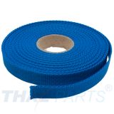 10m Gurtband 20mm Breit ca. 1,6mm stark / blau Polypropylen