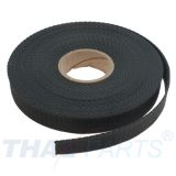 10m Gurtband 20mm Breit ca. 1,6mm stark / dunkelgrau Polypropylen