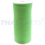 50m PP-Schnur 5,0mm  / 12 x geflochten gr�n fluoreszierend