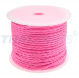 50m PP Universalschnur 3,0mm  / 12 x geflochten pink fluoreszierend
