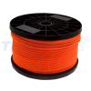 100m Polyester Reflektor Leine 4,0mm  16 x geflochten orange