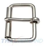 50er Pack Rollschnalle Flach 40mm Stahl vernickelt / Rollschnallen