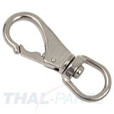 Augwirbelhaken Edelstahl V4A 16 x 85mm mit Rundwirbel