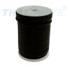 50m Rundleder Lederband Lederschnur Lederriemen 3mm Schwarz