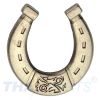 Concho #049 25mm Hufeisen Concho Antik Silber Conchos Concha