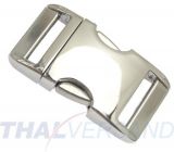 10er Pack Metall Steckschnalle ( Steckschlie�er ) 30mm Aluminium Alu 4001