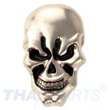 Concho #129 17mm x 28mm Sch�del Skull Concho Leathercraft Silber