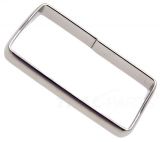 50er Pack Schlaufen 30mm x 14 x 4mm Halbrund Hoch Stahl vernickelt