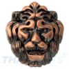 Concho #171 Kleiner L�wenkopf 20mm x 17mm Antik Kupfer Conchos Concha