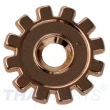 Concho #184  20mm Zahnrad Steampunk Bezel Gold Conchos Concha