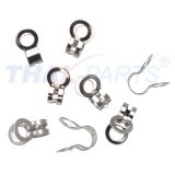 100er Pack Einh�nge�sen f�r Kugelketten 4,5mm Edelstahl